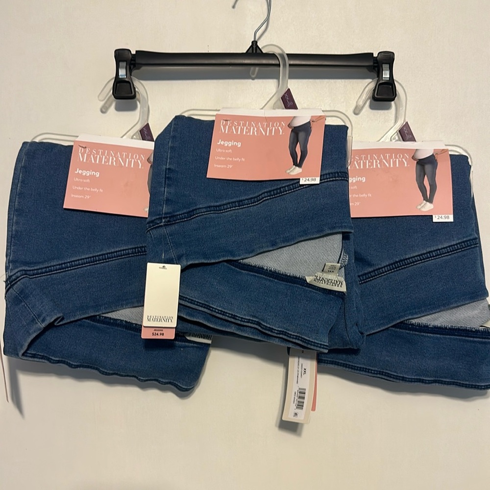 Bundle of 3 Maternity Jeggings